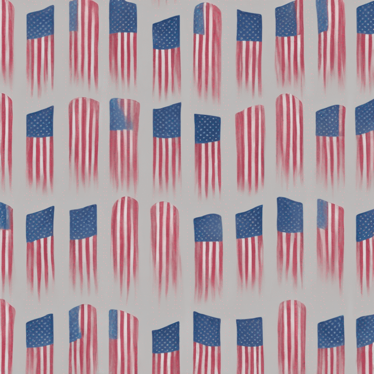 American flag both flags fading into eachother emoji