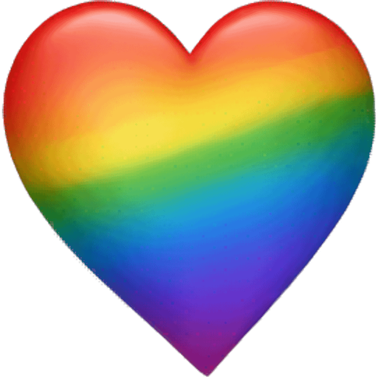 Rainbow heart emoji