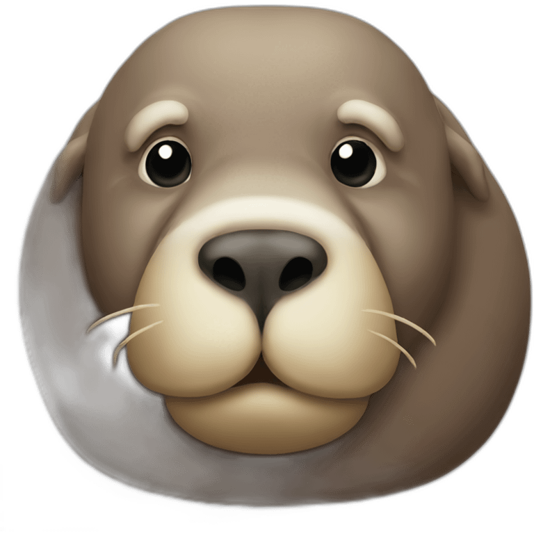 Walrus bear emoji