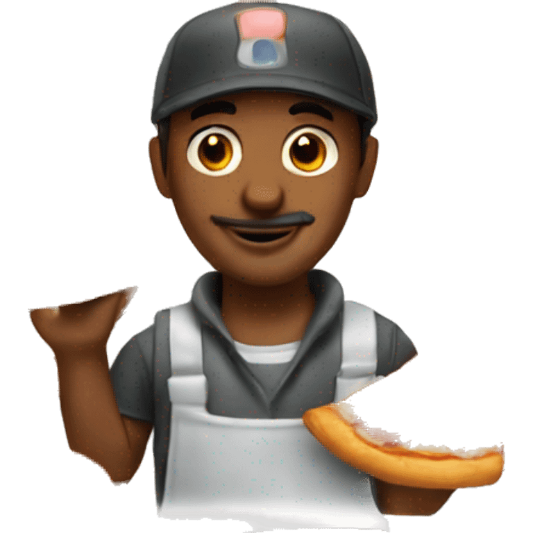 Pizza man emoji