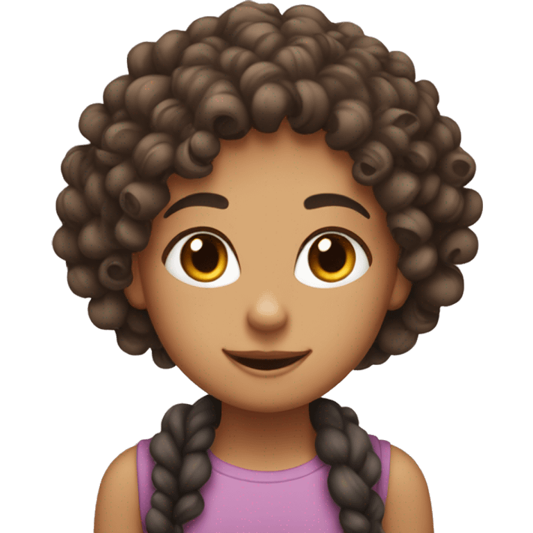 one curly haired girl and one straight haired girl beastfriends emoji