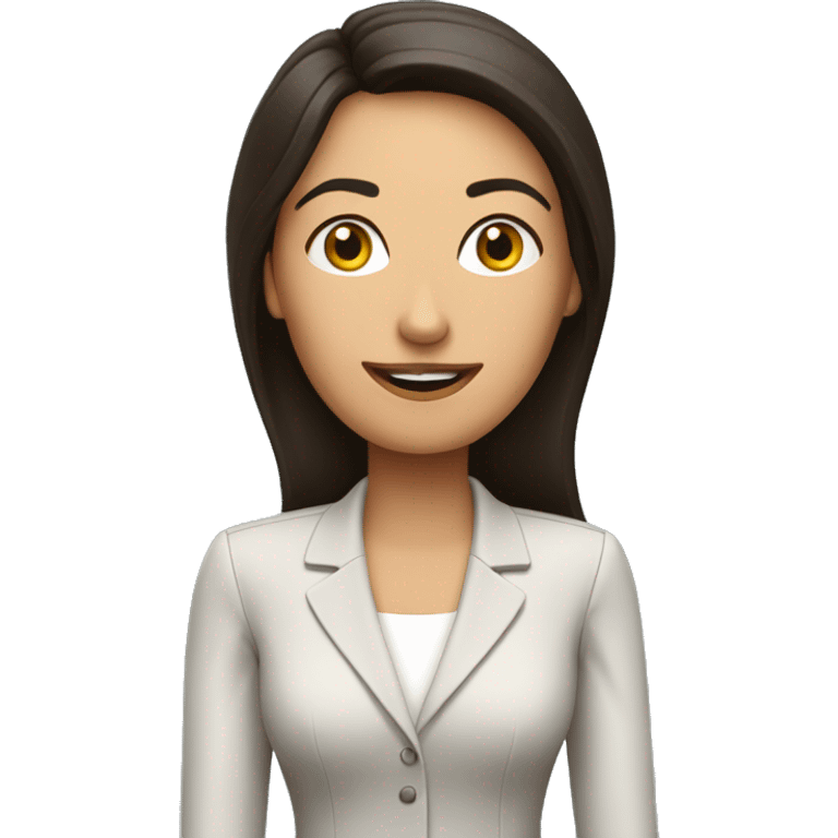 Female brunette CEO with question marks around her head emoji