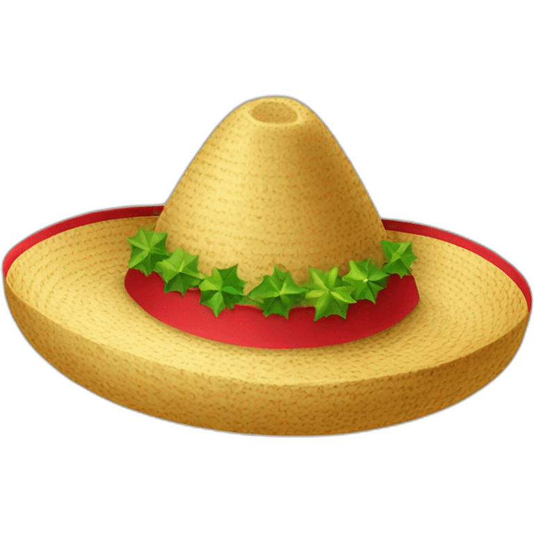 Christmas sombrero emoji