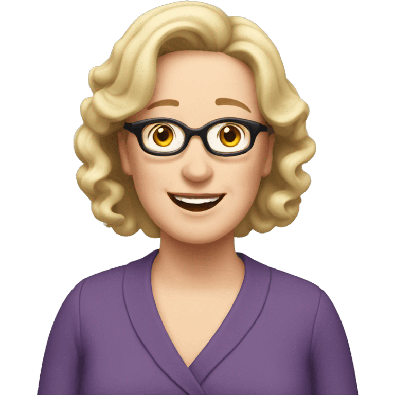 phyllis smith with blonde hair emoji