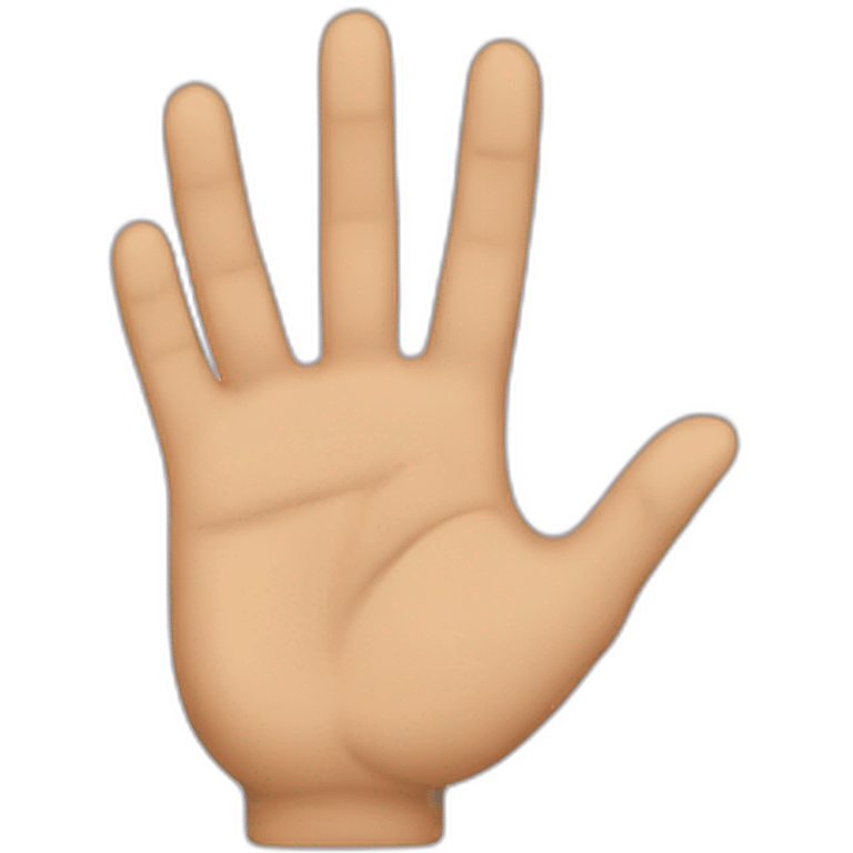 Scout hand sign emoji