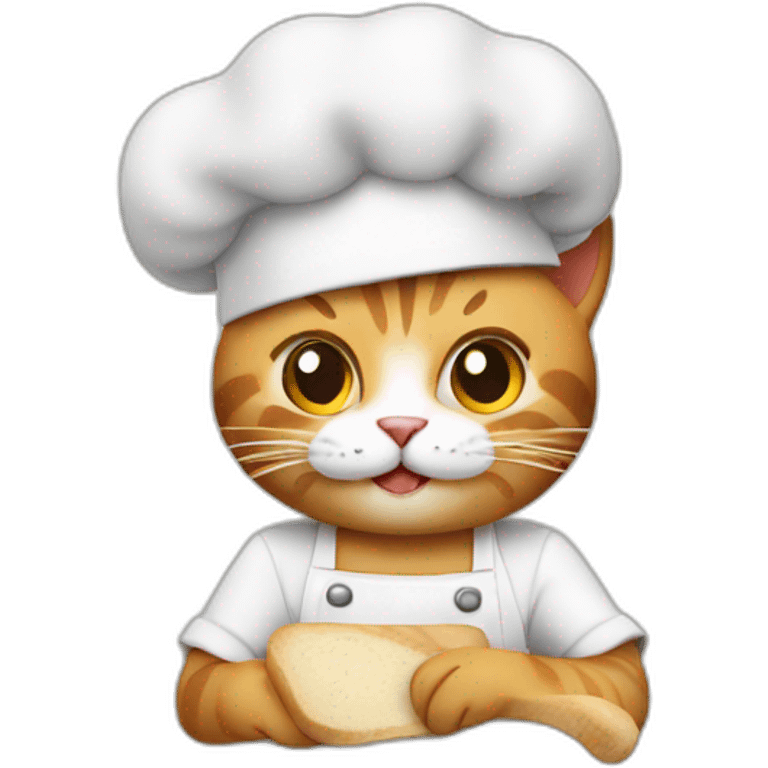 cat baker emoji