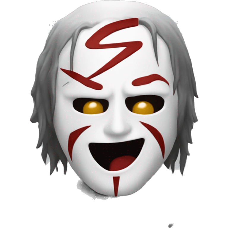 Slipknot style logo that says slipslugs emoji