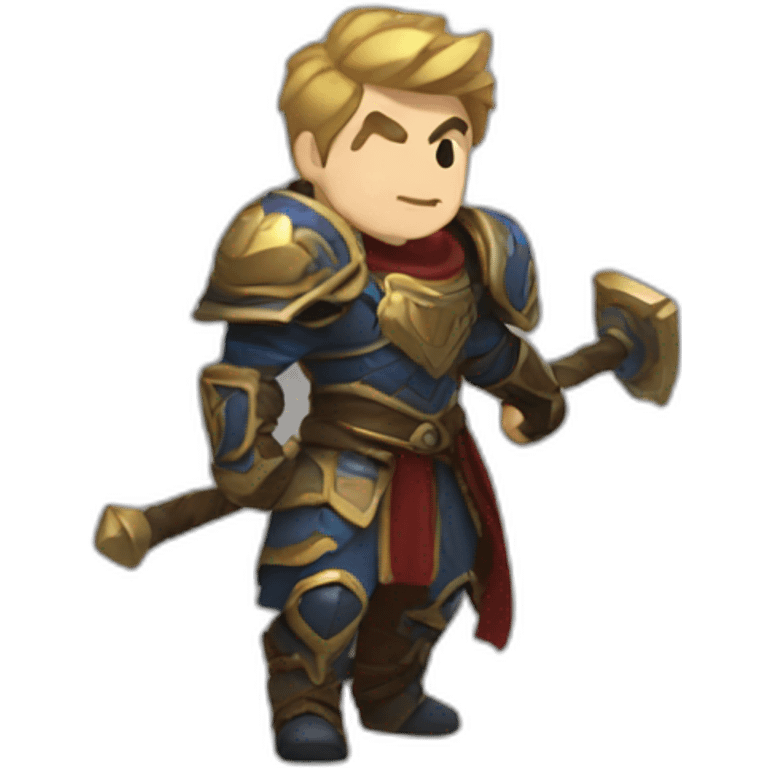 Garen spinning emoji