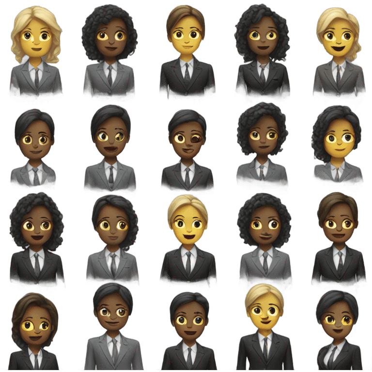 Suit weared Women emoji