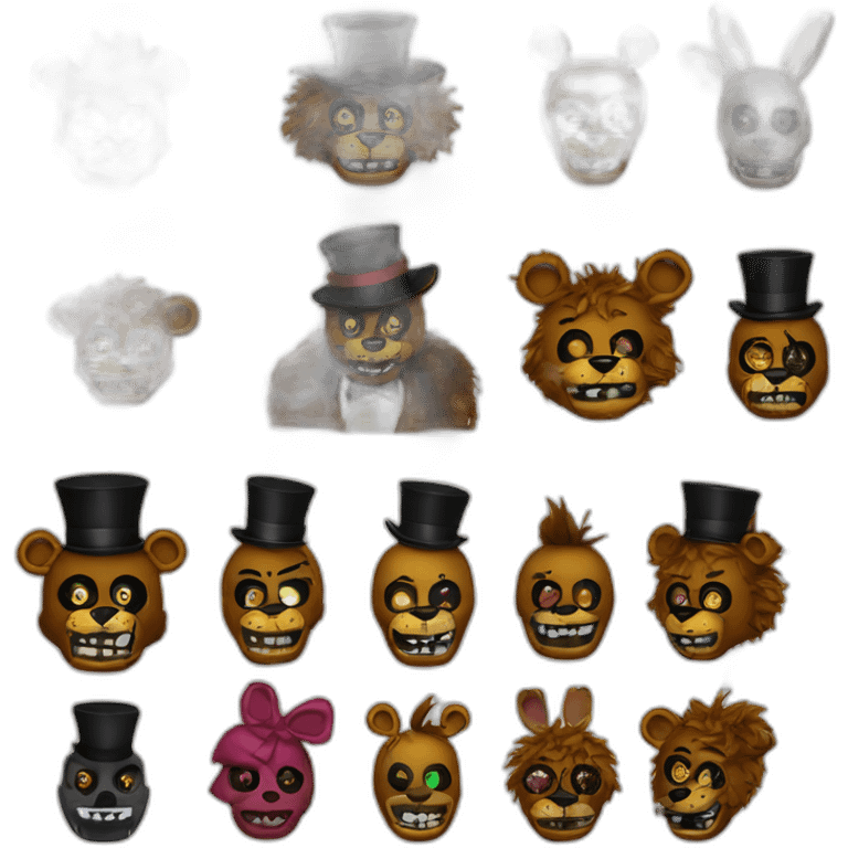 five night at freddy glamrock freddy emoji