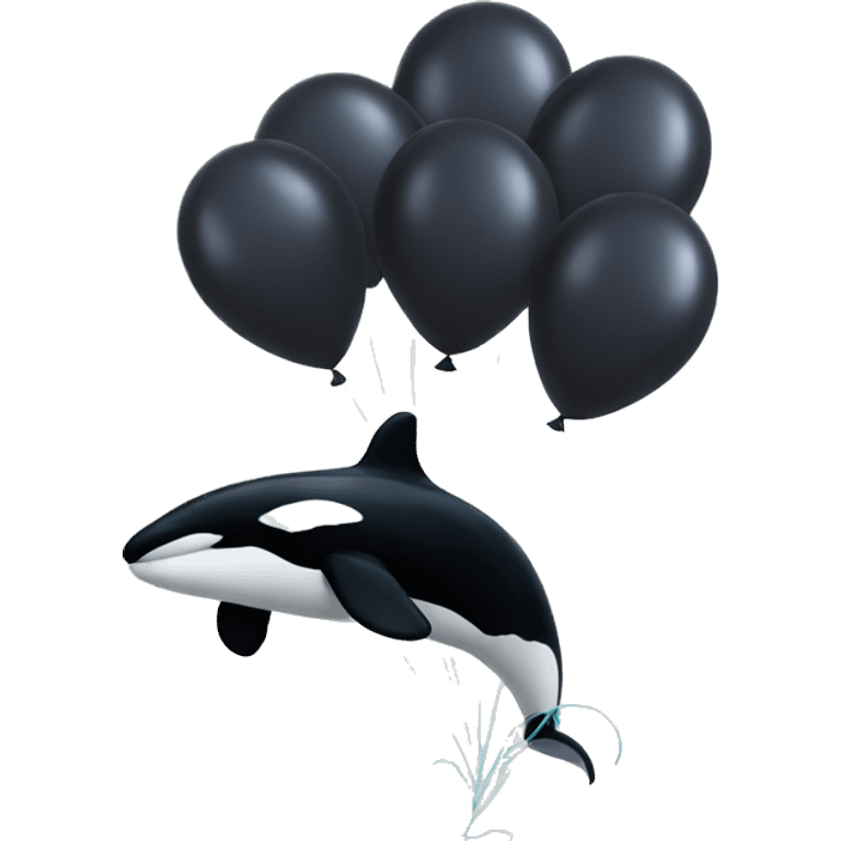 Balloon Orca emoji