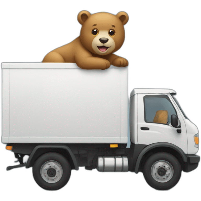 Ours sur camion emoji