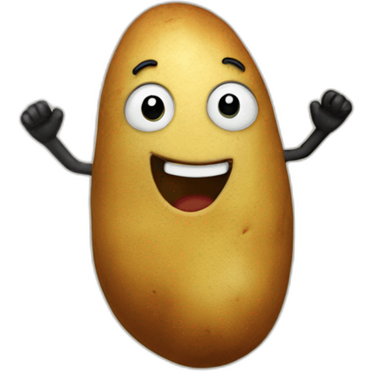 Dancing potato emoji