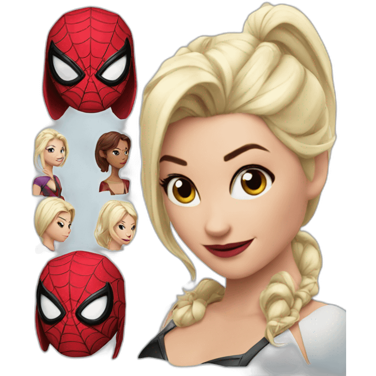 Spiderman gwen emoji