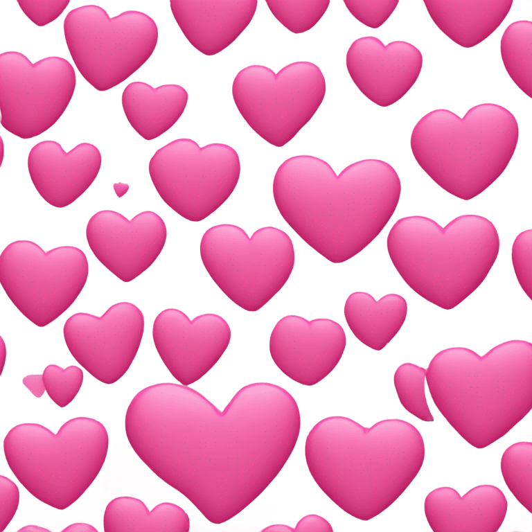 Heart pink  emoji