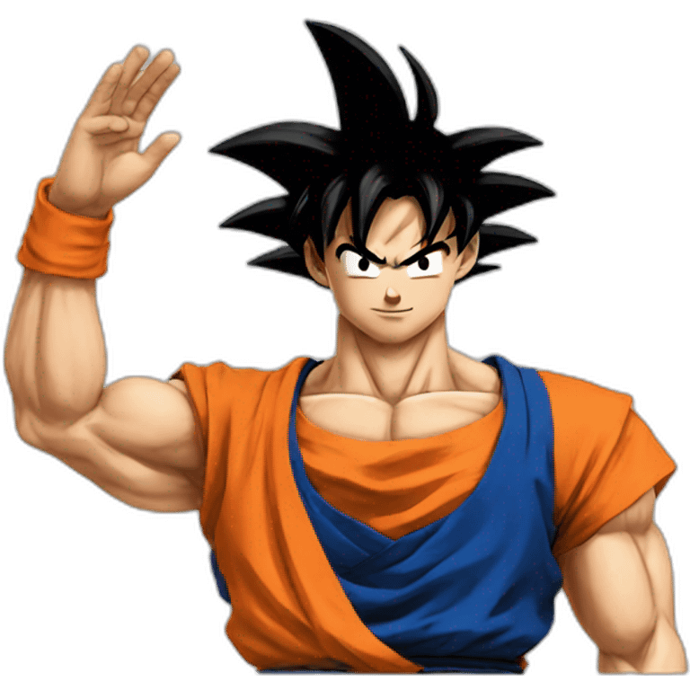 goku salute emoji