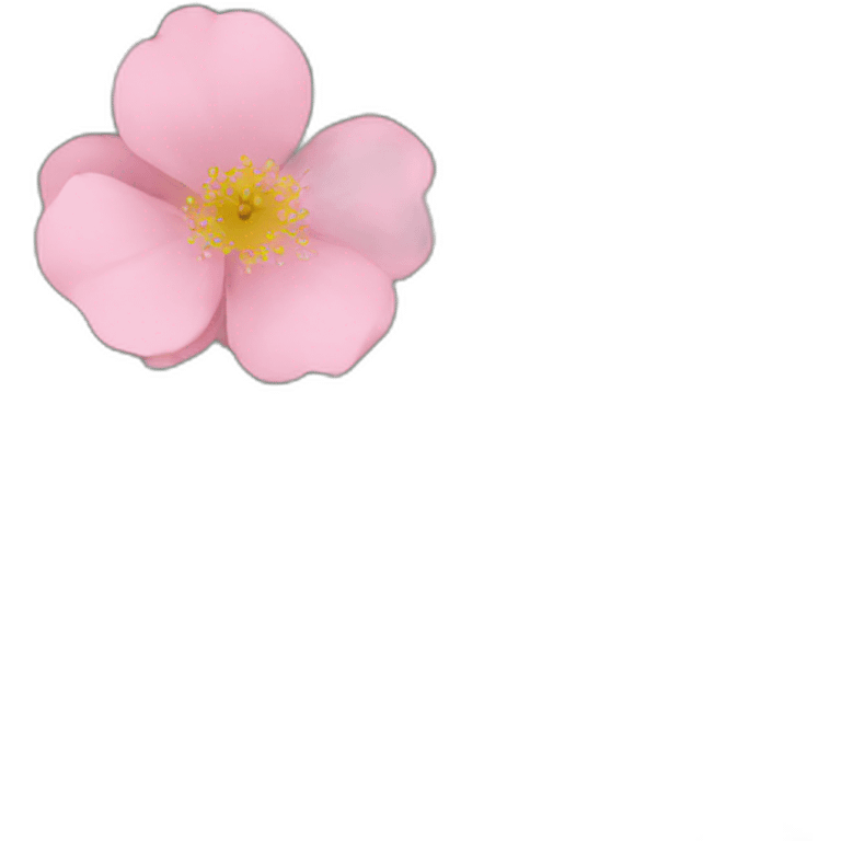 Dog rose emoji