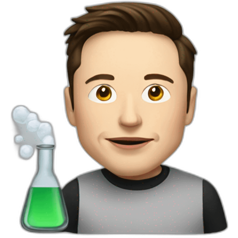 elon musk doing drugs, for educational purposes only, inclusiveness and positive, LGTBQ+ emoji