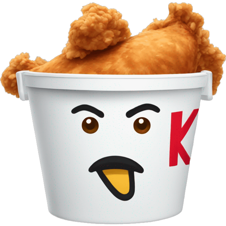 KFC chicken bucket emoji