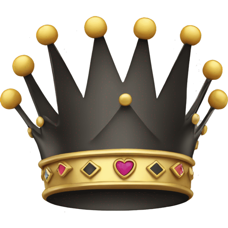 a crown with the text move King written emoji