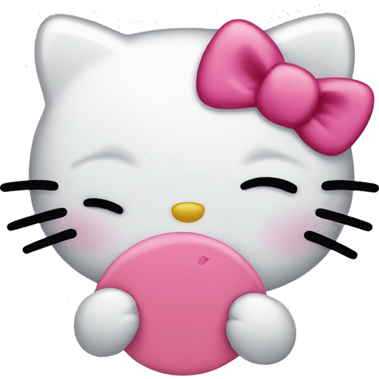 Hello kitty crying emoji