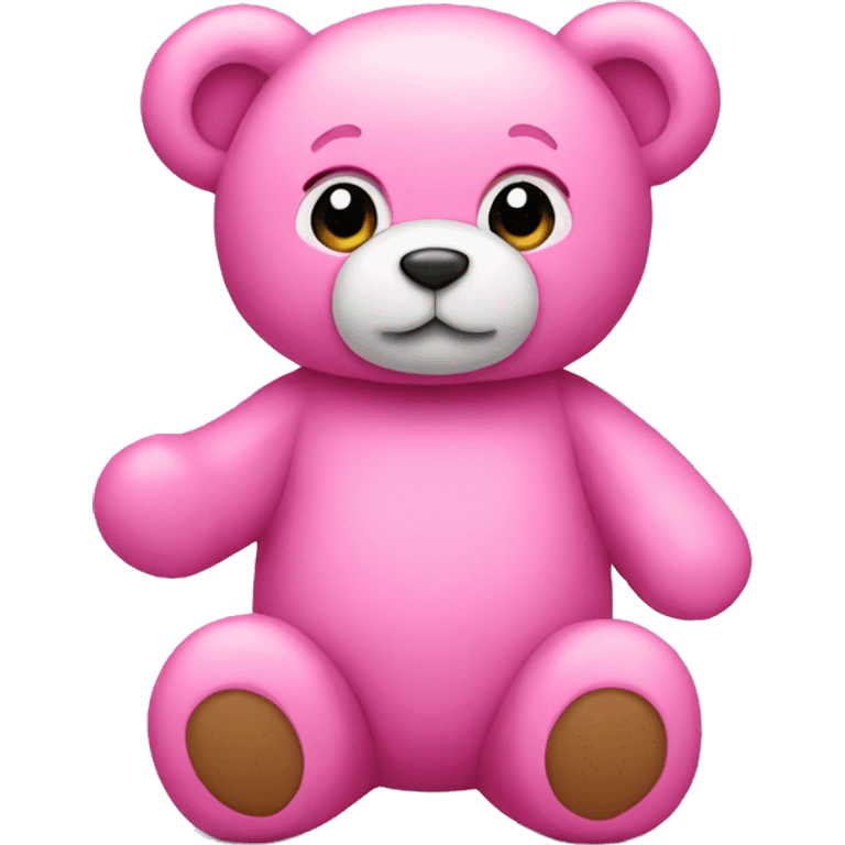 pink teddy bear emoji