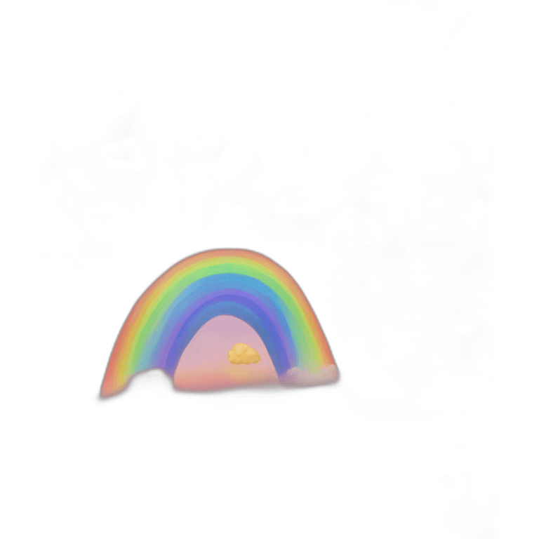 Caca arc en ciel emoji