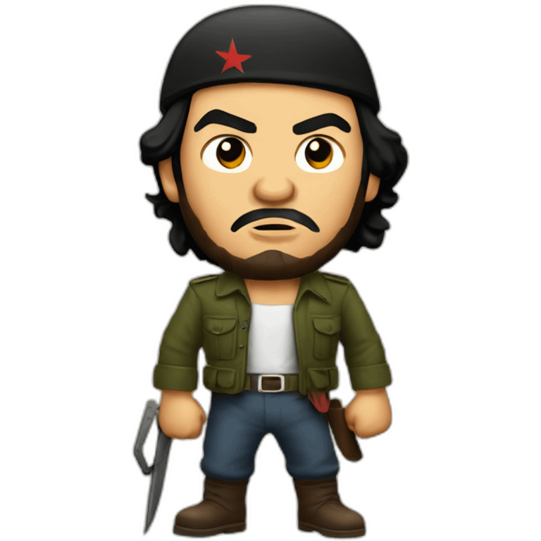 che guevara fighting spanish fascists emoji