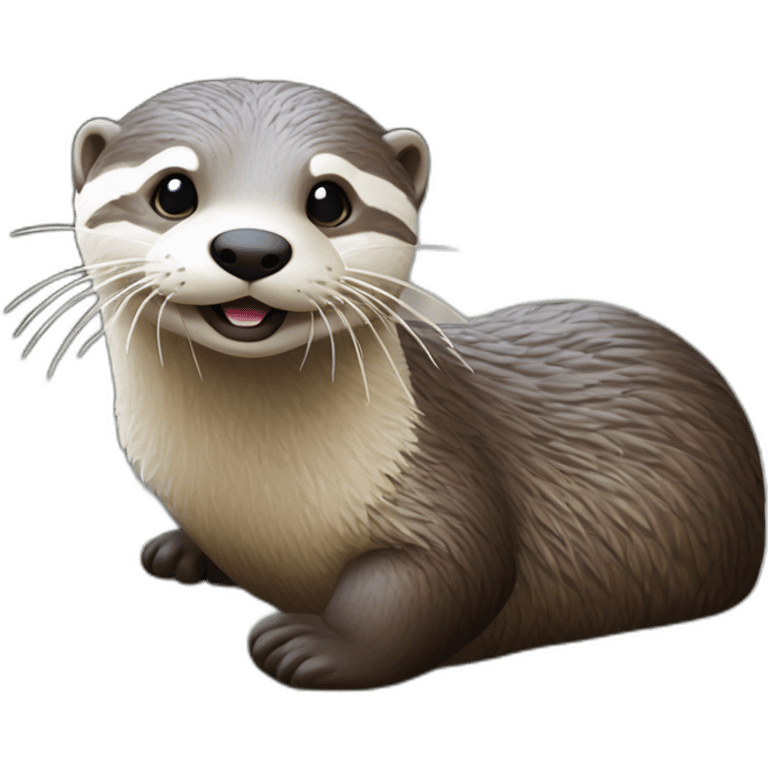 Loutre sur une loutre sur une loutre emoji