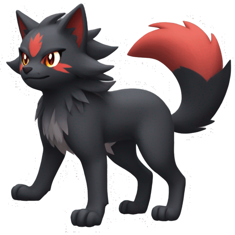 Litten-Zoroark full body emoji