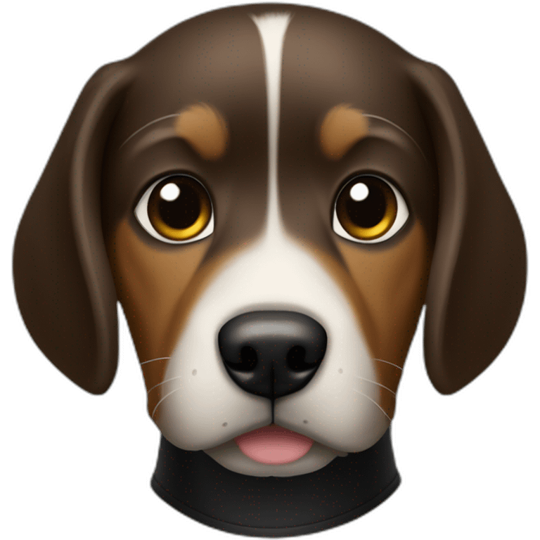 chien noir aventurier emoji