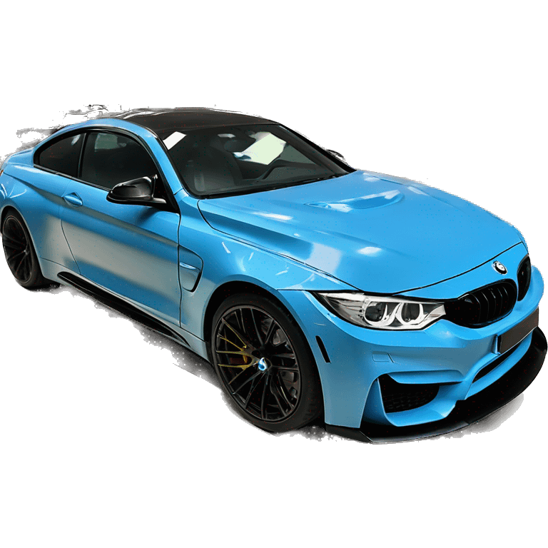 Yas marina blue BMW M4 Competition  emoji