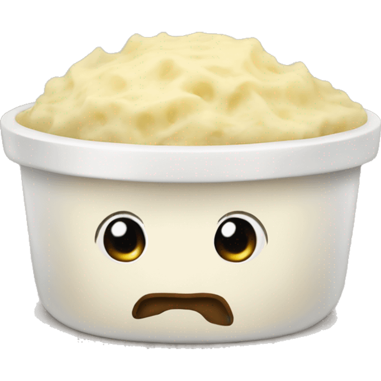 mashed potato emoji