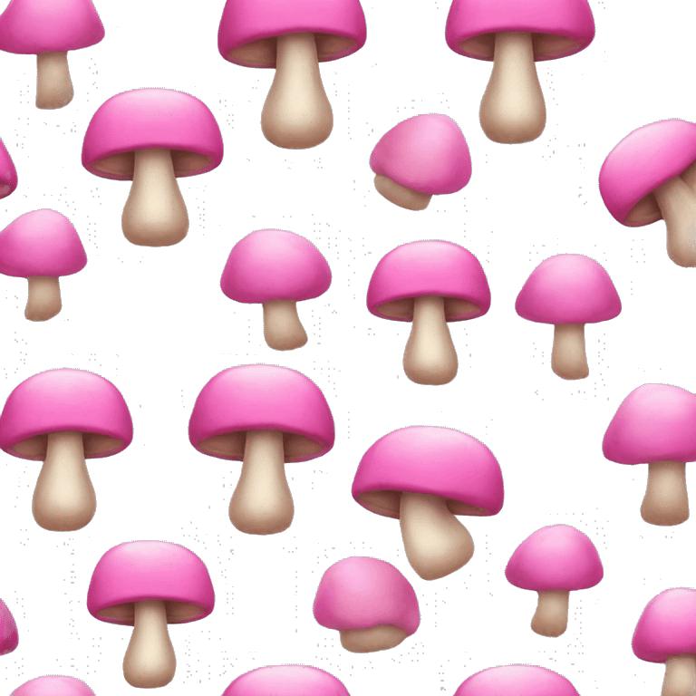 Pink mushroom  emoji