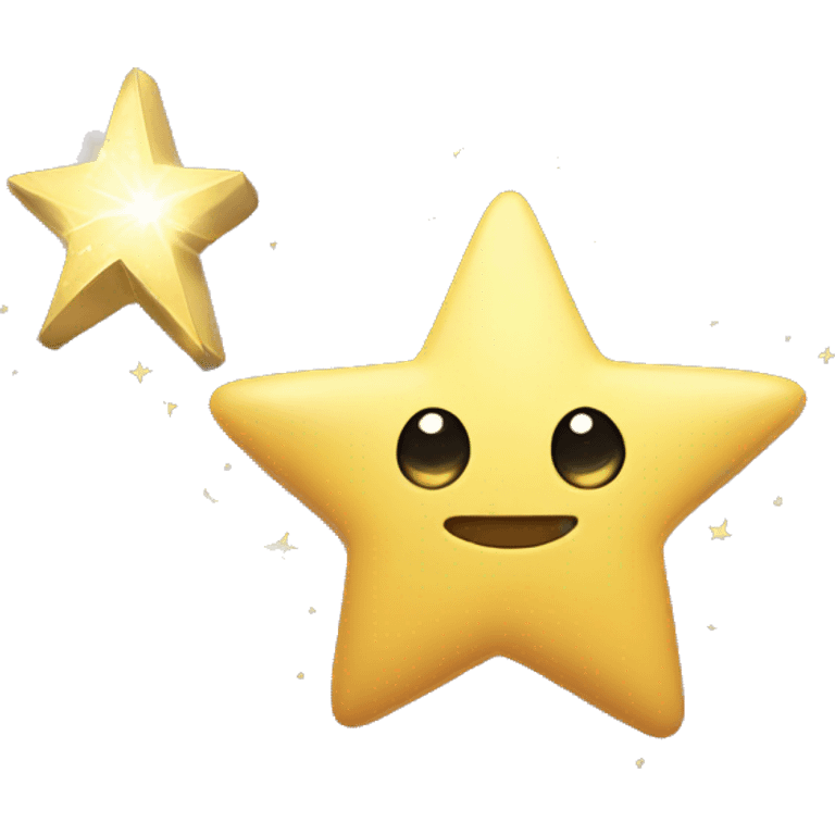 Sparkling shooting star emoji