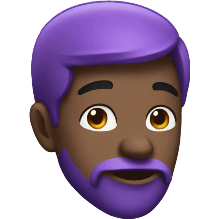 Purple heard  emoji