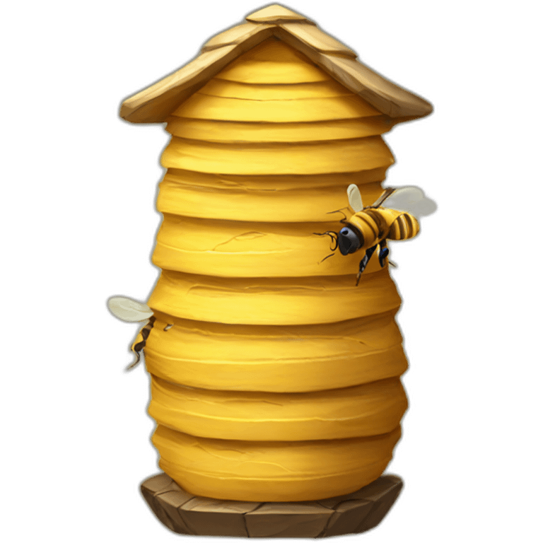 bee hive emoji