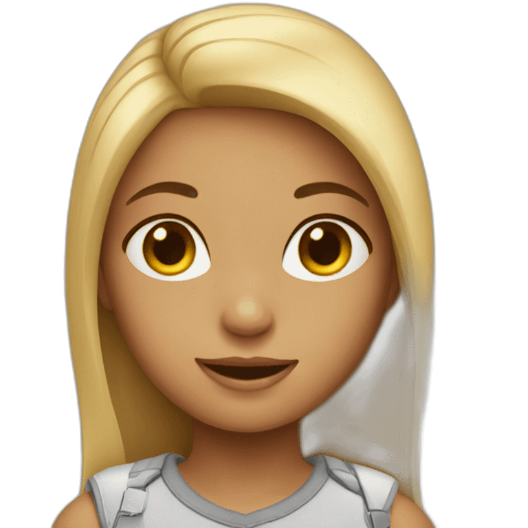 Girl marketing  emoji