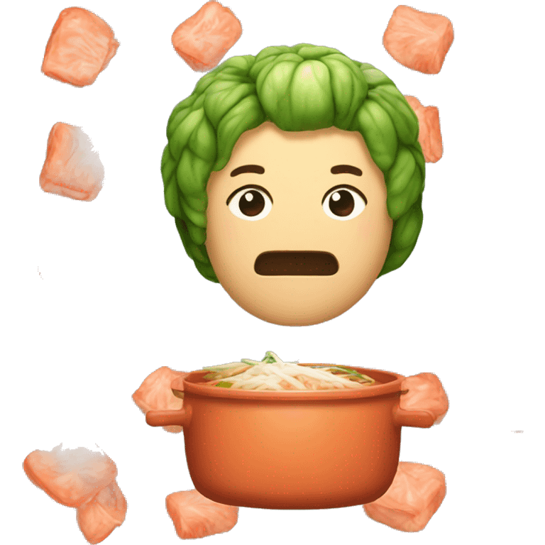 Pot of kimchi  emoji