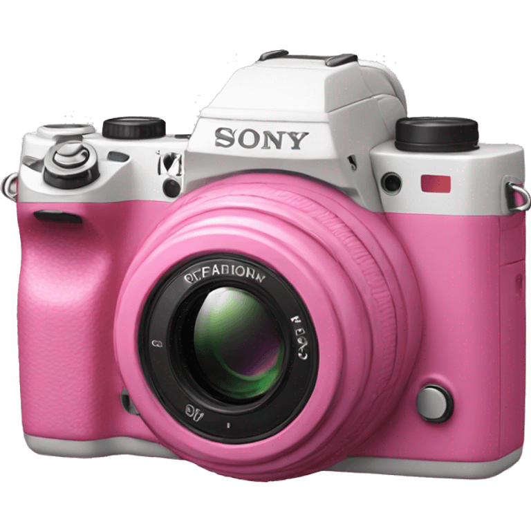 Sony pink camera emoji