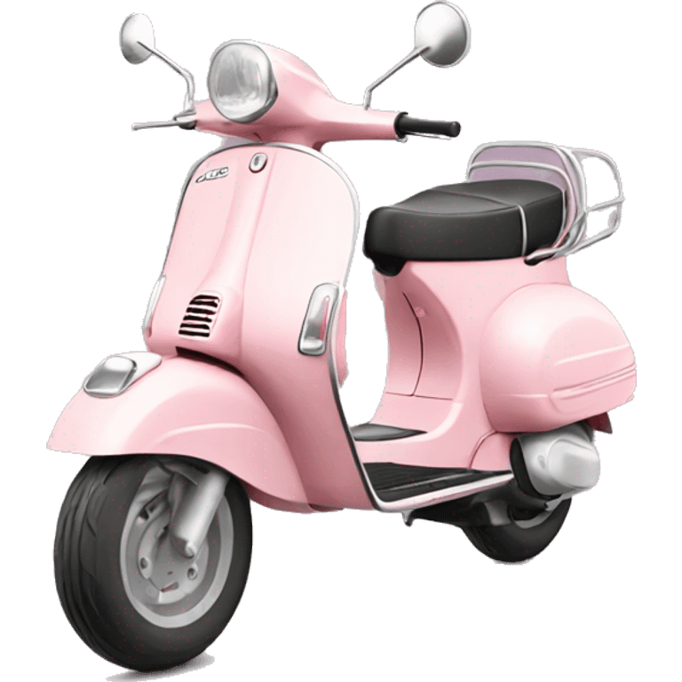 light pink Vespa emoji