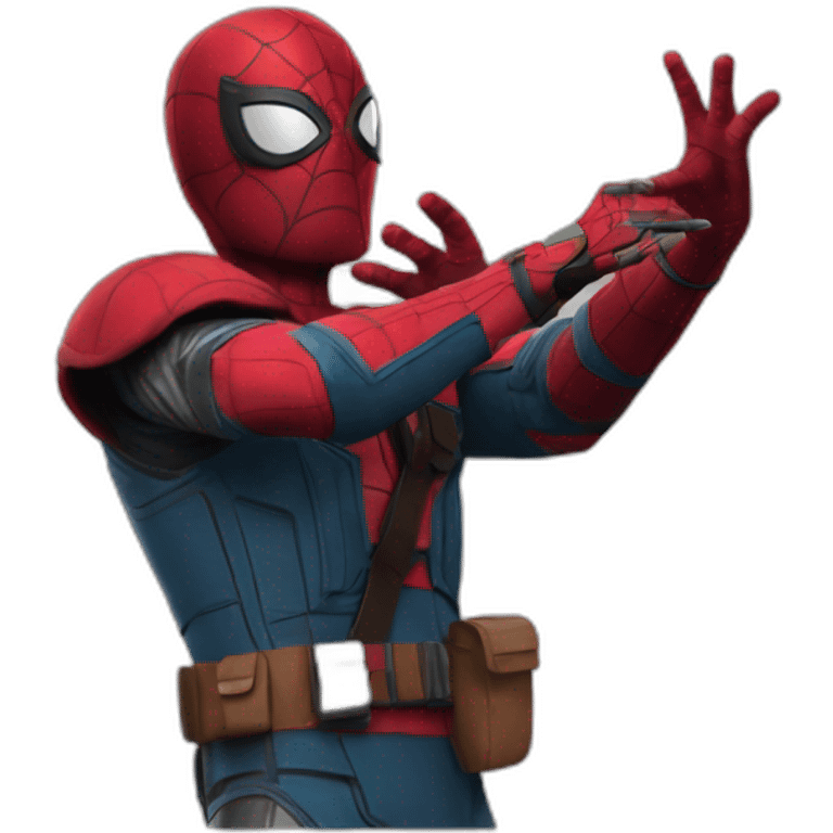 spider man Slapping Mando in the Mandalorian emoji