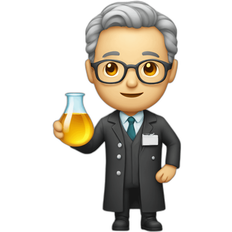 profesor de química emoji