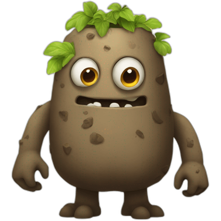 Giant dirt golem emoji