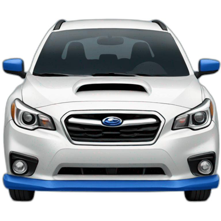 blue subaru car emoji