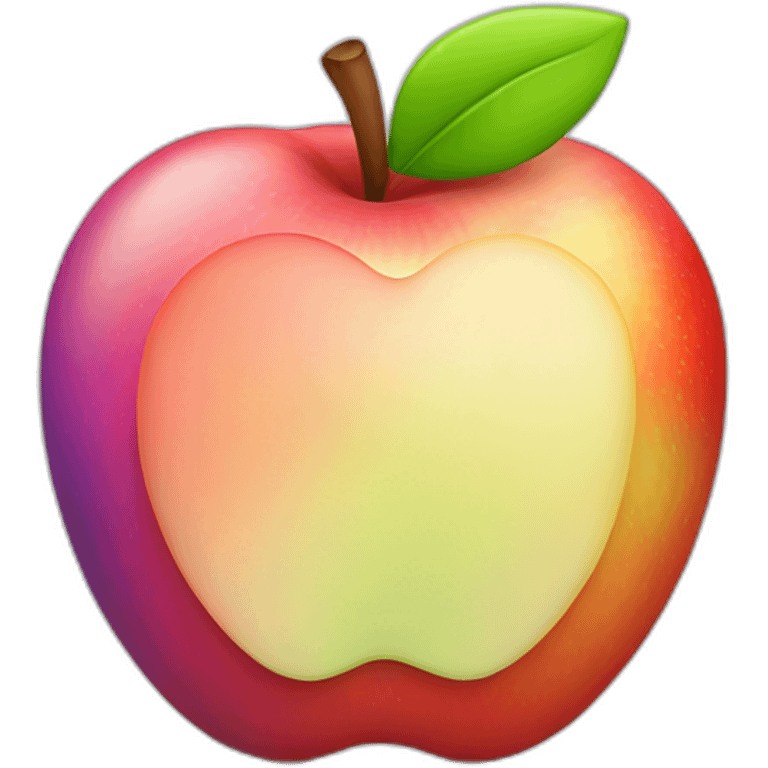 apple six colours logo emoji