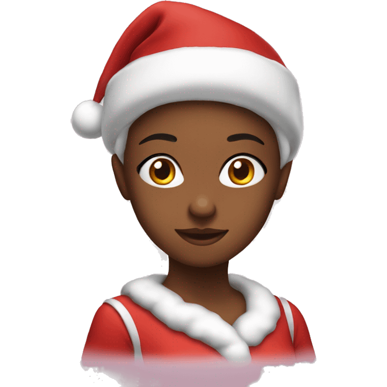 santa girl  emoji