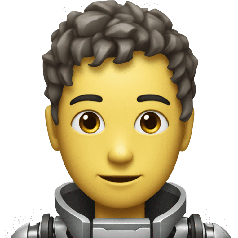 Robot con niño emoji