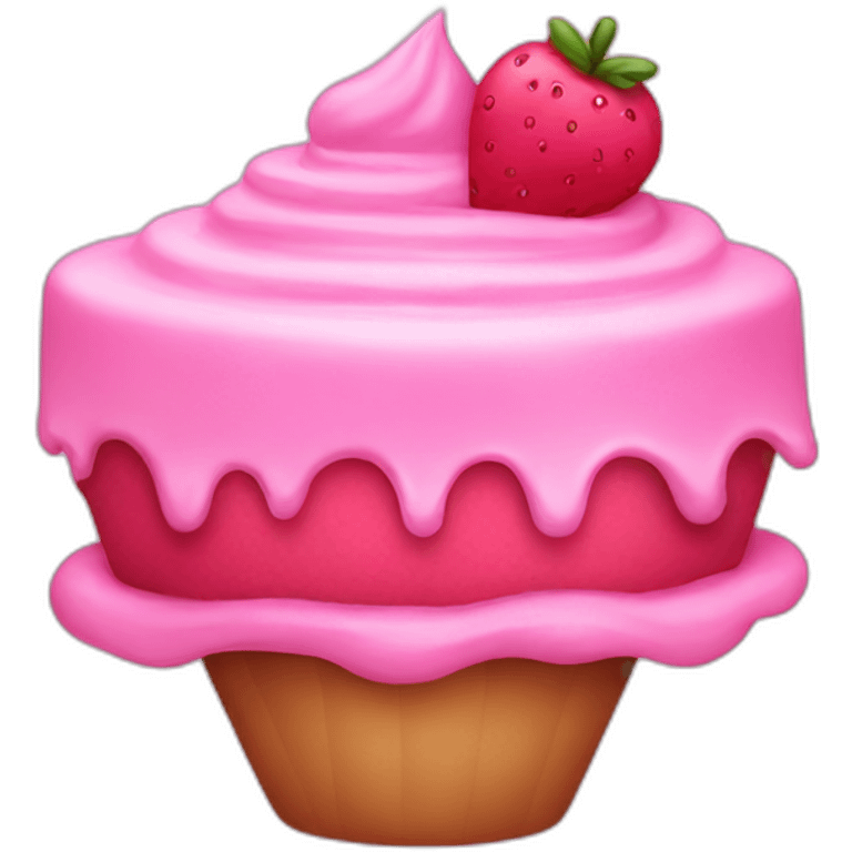 Pink dessert emoji