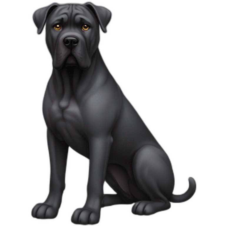 Dog Cane Corso full body emoji